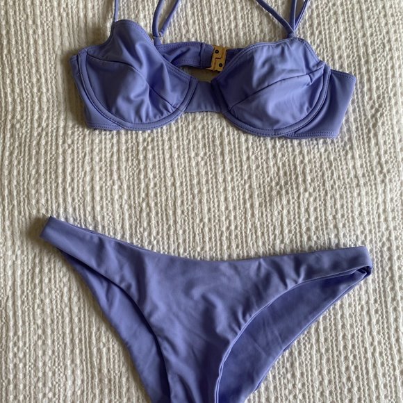 X REVOLVE Jax Bikini - Purple - Picture 1 of 4